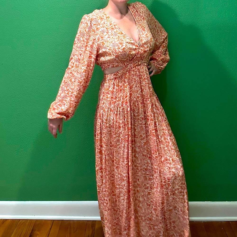 Maxi floral dress